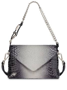 Alberta Ferretti Dori Handtasche mit Kroko-Effekt - Schwarz von Alberta Ferretti