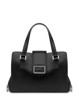 Alberta Ferretti Shopper mit Logo-Prägung - Schwarz von Alberta Ferretti