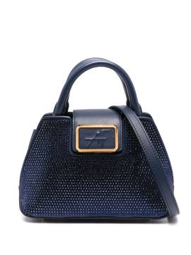 Alberta Ferretti Handtasche mit Strass - Blau von Alberta Ferretti