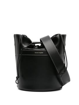 Alexander McQueen Beuteltasche mit Logo-Stempel - Schwarz von Alexander McQueen