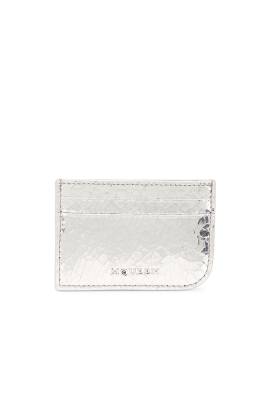 Alexander McQueen PORTEMONNAIE in Silber - Metallic Silver. Size all. von Alexander McQueen