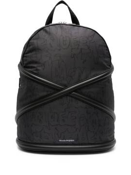 Alexander McQueen Rucksack mit überkreuzten Riemen - Schwarz von Alexander McQueen