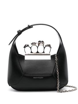 Alexander McQueen Mini Jewelled Hobo Handtasche - Schwarz von Alexander McQueen