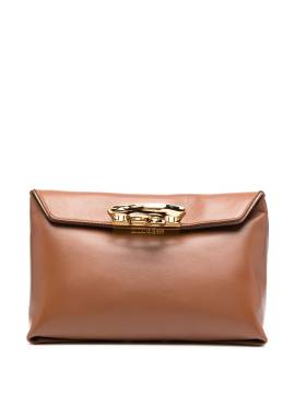 Alexander McQueen Verzierte Clutch - Braun von Alexander McQueen