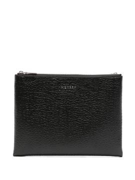 Alexander McQueen Clutch mit Logo-Schild - Schwarz von Alexander McQueen