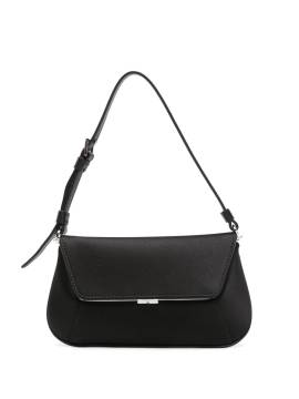 Amina Muaddi Ami satin mini bag - Schwarz von Amina Muaddi