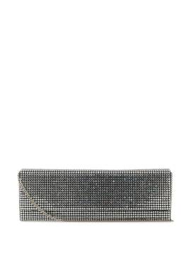 Amina Muaddi Amini Paloma Clutch - Silber von Amina Muaddi