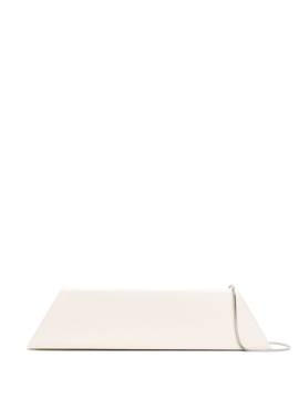 Amina Muaddi Amini Yigit Clutch mit Finish - Nude von Amina Muaddi