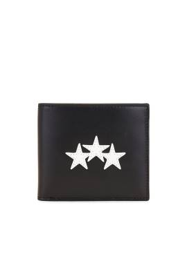 Amiri Three Star Leather Bifold Wallet in Schwarz - Black. Size all. von Amiri