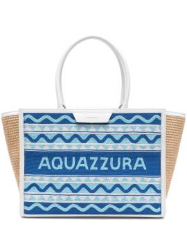 Aquazzura Aqz Tote Bag - Blau von Aquazzura