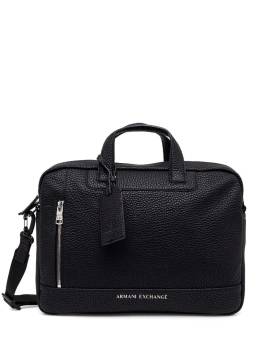 Armani Exchange Aktentasche mit Logo-Print - Schwarz von Armani Exchange