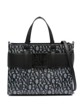 Armani Exchange Handtasche mit Logo-Print - Schwarz von Armani Exchange