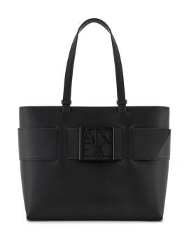 Armani Exchange Handtasche mit Logo-Schild - Schwarz von Armani Exchange