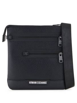 Armani Exchange Kuriertasche mit Logo-Print - Schwarz von Armani Exchange