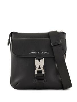 Armani Exchange Kuriertasche mit Logo-Print - Schwarz von Armani Exchange