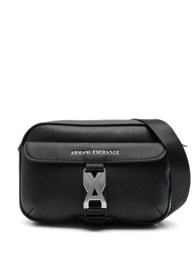 Armani Exchange Kuriertasche mit Logo-Schnalle - Schwarz von Armani Exchange