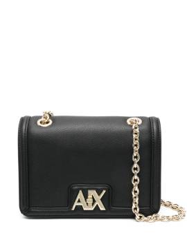 Armani Exchange Schultertasche mit Logo-Schild - Schwarz von Armani Exchange