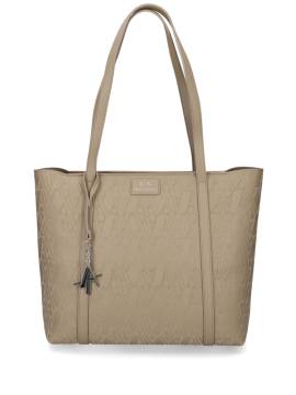 Armani Exchange Shopper mit Monogrammmuster - Nude von Armani Exchange