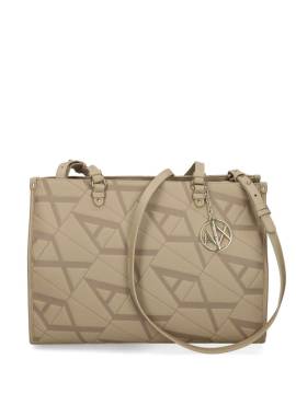 Armani Exchange Tote Bag mit Logo-Prägung - Nude von Armani Exchange