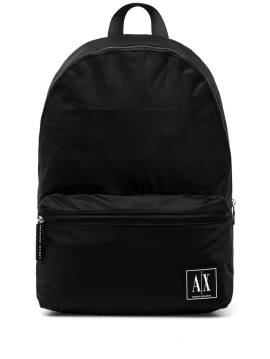 Armani Exchange Rucksack mit Logo-Patch - Schwarz von Armani Exchange