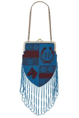 BODE TASCHE in Orange & Blue - Blue. Size all. von BODE