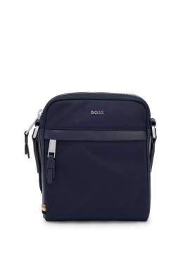 BOSS Kuriertasche mit Logo-Applikation - Blau von BOSS