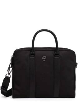 BOSS Laptoptasche mit Logo-Schild - Schwarz von BOSS