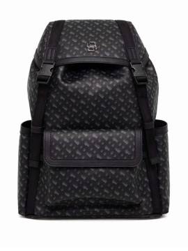 BOSS Rucksack mit Monogramm-Print - Schwarz von BOSS