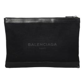 Balenciaga City Clip Segeltuch Clutches von Balenciaga