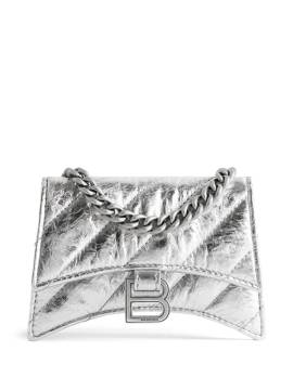 Balenciaga Gestepptes Crush Portemonnaie - Silber von Balenciaga