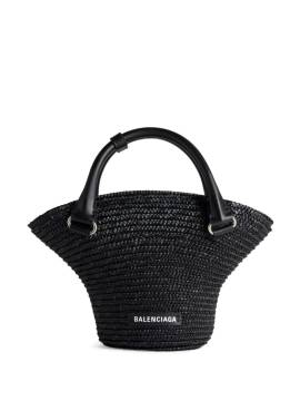 Balenciaga Handtasche aus Raffiabast - Schwarz von Balenciaga