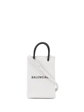 Balenciaga Handyhülle mit Riemen - Weiß von Balenciaga