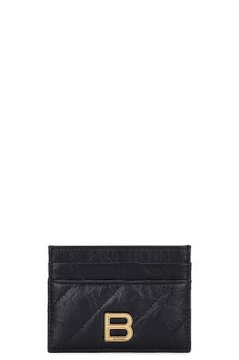 Balenciaga KARTENTASCHE CRUSH in Schwarz - Black. Size all. von Balenciaga