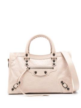 Balenciaga Kleine Le City Schultertasche - Nude von Balenciaga