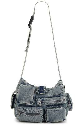 Balenciaga MESSENGER-BAG SUPERBUSY in Vintage Blau - Blue. Size all. von Balenciaga