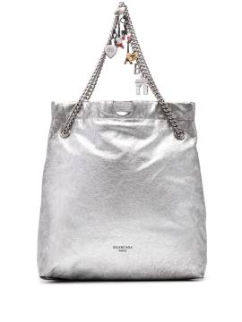 Balenciaga Mittelgroße Crush Handtasche - Silber von Balenciaga