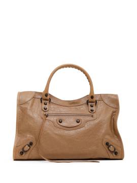 Balenciaga Mittelgroße Le City Tote Bag - Nude von Balenciaga