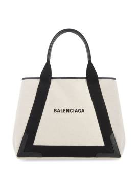 Balenciaga Mittelgroße Navy Cabas Handtasche - Nude von Balenciaga