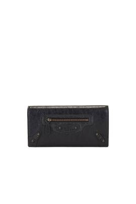 Balenciaga PORTEMONNAIE LE CITY MEDIUM LONG in Schwarz - Black. Size all. von Balenciaga