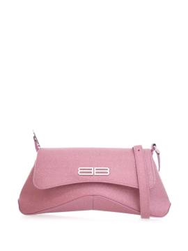 Balenciaga Pre-Owned 2010 kleine Xs Glitter Flap Satchel-Tasche - Rosa von Balenciaga