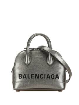 Balenciaga Pre-Owned 2018-2023 XXS Ville Satchel-Tasche mit Glitter - Silber von Balenciaga