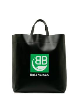Balenciaga Pre-Owned 2019 BB Market Logo Shopper - Schwarz von Balenciaga