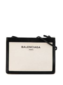 Balenciaga Pre-Owned 21th Century Navy Pochette Umhängetasche - Braun von Balenciaga