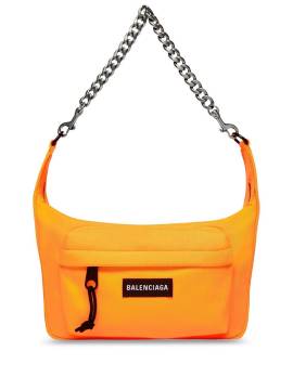 Balenciaga Raver Schultertasche mit Logo-Patch - Orange von Balenciaga
