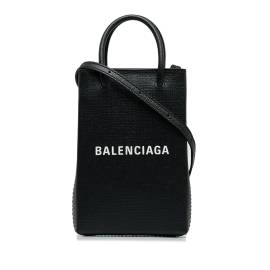 Balenciaga Shopping Phone Holder Leder Cross body tashe von Balenciaga