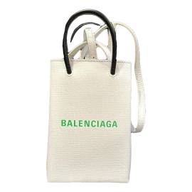 Balenciaga Shopping Phone Holder Leder Cross body tashe von Balenciaga