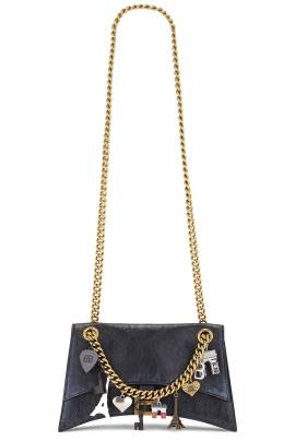 Balenciaga TASCHE CRUSH CHAIN SMALL in Schwarz - Black. Size all. von Balenciaga