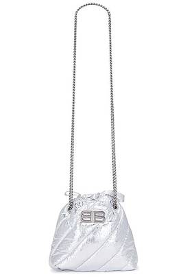 Balenciaga TASCHE CRUSH XS TOTE in Silber - Metallic Silver. Size all. von Balenciaga