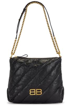 Balenciaga TASCHE CRUSH ZIPPED SMALL in Schwarz - Black. Size all. von Balenciaga