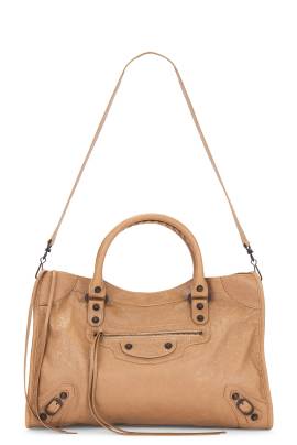 Balenciaga TASCHE LE CITY MEDIUM in Latte - Brown. Size all. von Balenciaga